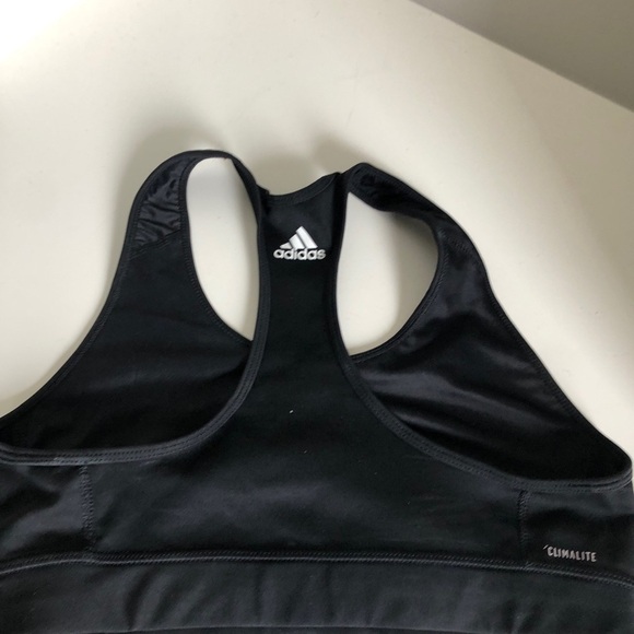 Adidas Climalite Black Sports Bra NWT - Picture 2 of 4